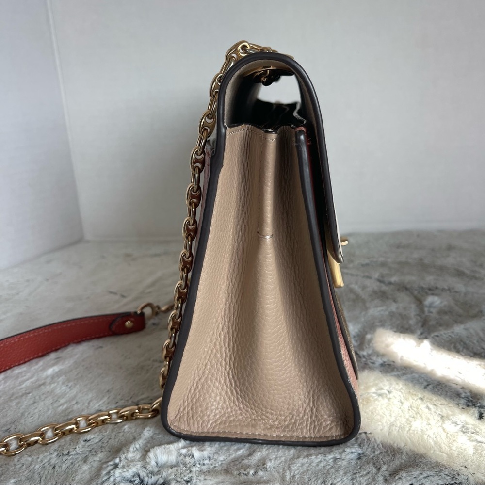 Coach LANE SHOULDER BAG IN COLORBLOCK SIGNATURE CANVAS - Picture 9 of 16